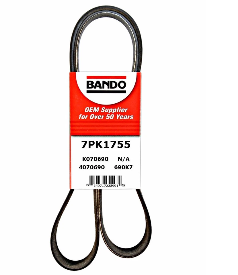 Serpentine OEM Belt Rib Fits HONDA CR-V L4 2.4L 07-09 OE 38920-RBB-E03 - Image 2 of 4