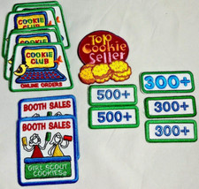 Girl Scout Cookie Season Rocker Bars Patches Badges Lot of 14