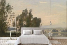 3D Oil Landscape Wallpaper Wall Mural Removable Self-adhesive Sticker 254