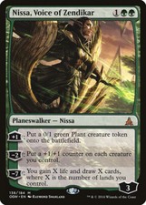 mtg magic nissa, voice of zendikar FRENCH vf fr voice of oath of the gatewatch