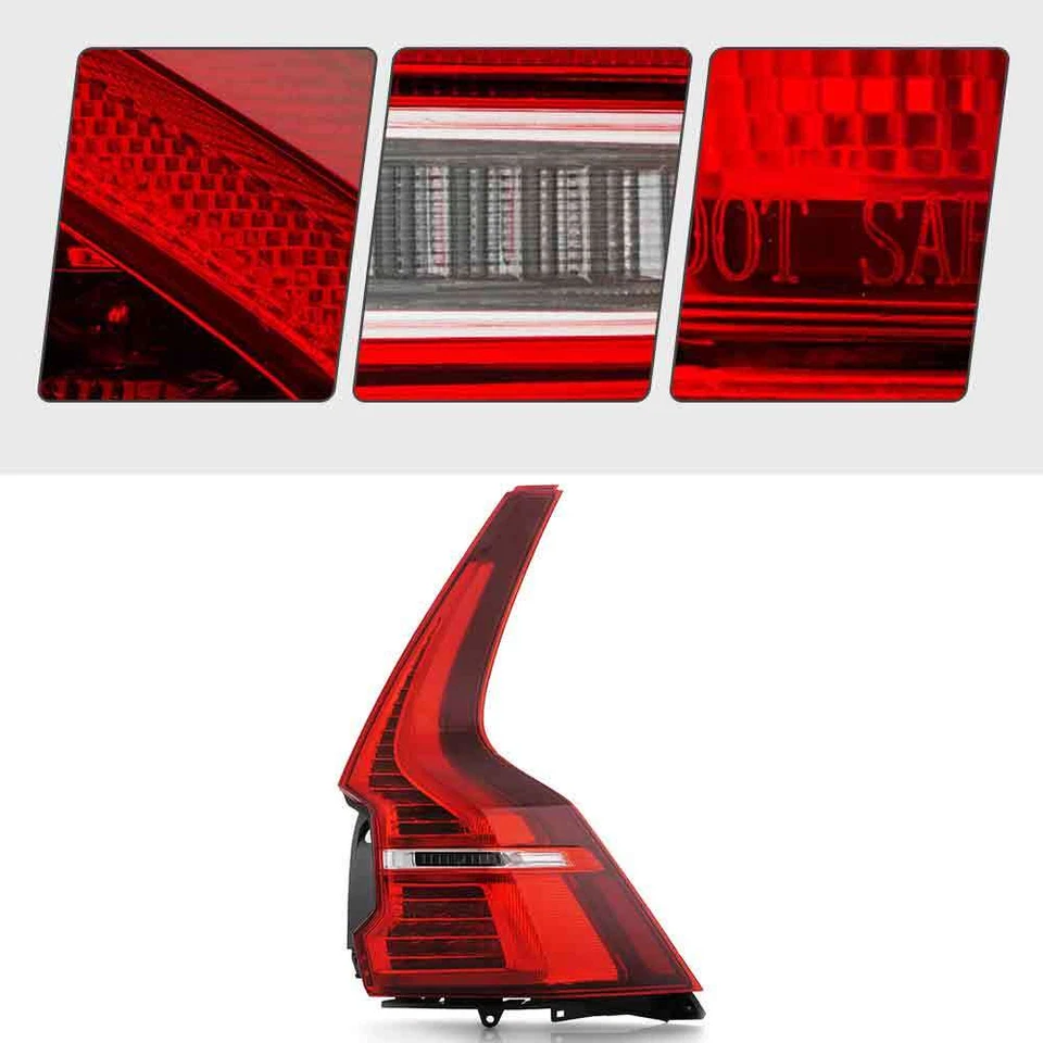 For 2018-2023 Volvo XC60 Factory Full LED Tail Light Brake Outer Passenger Side Foto 4 de 4