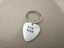 engraved pick keychain