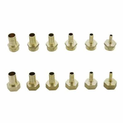 Hose barb tail fitting 1/2 BSP to 6mm,8mm,10mm,12mm.Female male thread,connector
