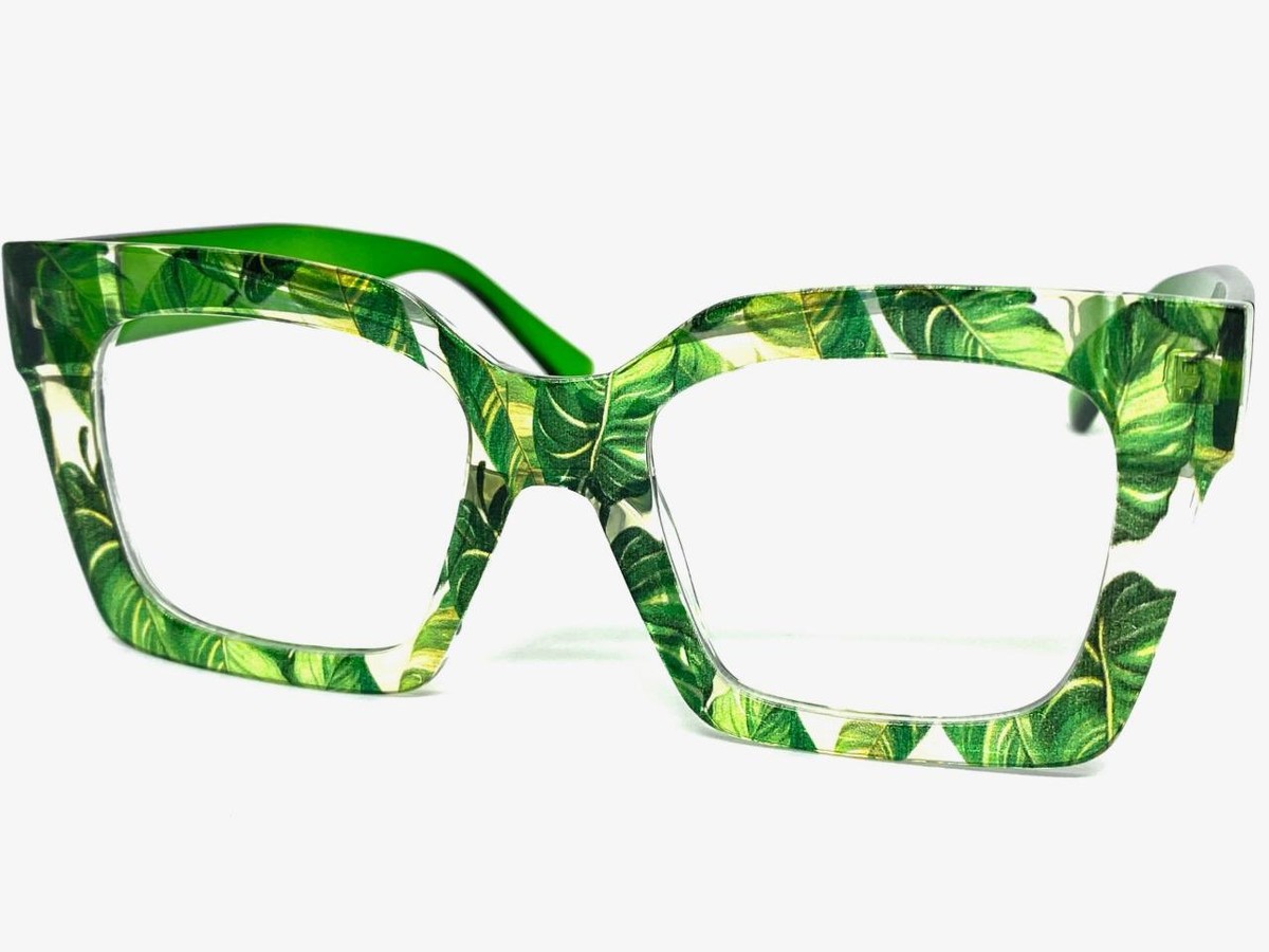 Oversize Exaggerated Funky Retro Style Clear Lens EYE GLASSES