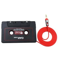 New Audio Car Cassette Tape Adapter 3.5 MM For iPhone Ipod MP3 AUX
