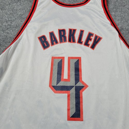 VTG Charles Barkley Houston Rockets Jersey Mens 48 Reversible Champion Read* - 第 22/24 張圖片