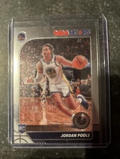 Jordan Poole 2019-20 Panini NBA Hoops Premium Stock Rookie RC Silver Prizm SP
