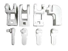 4 CURTAIN TRACK BRACKETS SWISH SOLOGLYDE - sologlide support leverlock fittings