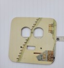 Wooden Hand Painted Amish Old's Mill Outlet/Switch Plate Cover "Ed" Country Folk — photo 4