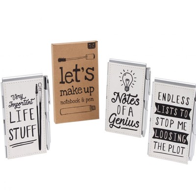 ladies notebook and pen set