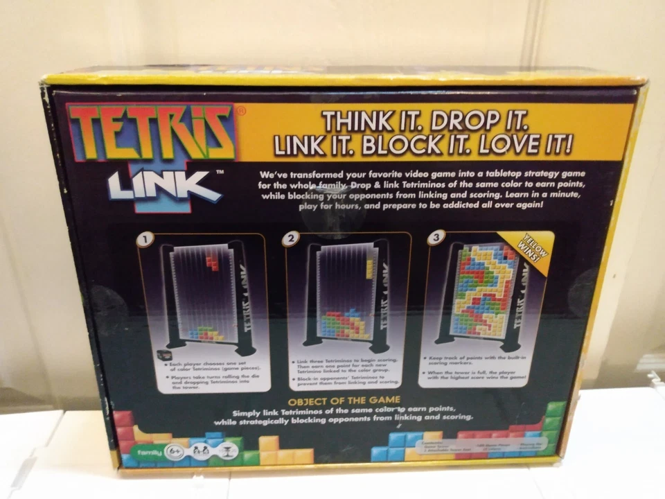 New In Open Box - Tetris Link Board Game 2011 TechnoSource Fully Complete Unused - Image 3 of 4