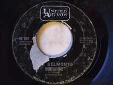The Belmonts - Wintertime VG- Original 45RPM United Artists UA-809 Record 1965