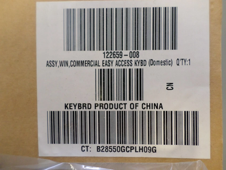 Compaq HP 122659-008 KB-9963 Black PS2 Keyboard New - Image 2 of 3