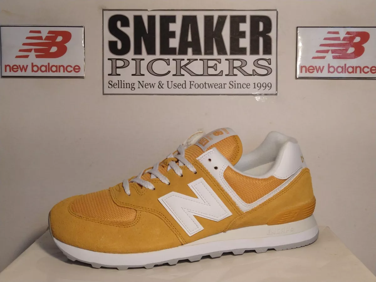 New Balance Men s Classic Running Size 10 ML574PJ2 Yellow