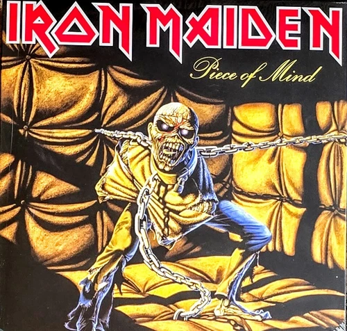 IRON MAIDEN PIECE OF MIND - VINYL LP " NEW, SEALED "