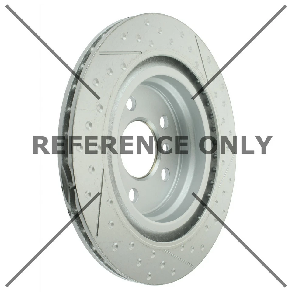 For 2011 Mercedes-Benz CL600 OE Style Slotted Disc Brake Rotor Rear Centric - Image 4 of 4