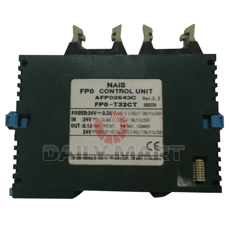 Output Module Panasonic PANASONIC FP0-T32CT INPUT OUTPUT CONTROL UNIT PLC MODULE 24VDC NEW | eBay