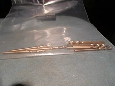 (9) #41 Hi-Moly 135 SplitPoint Black/Gold Finish Heavy Duty Screw Machine Drill