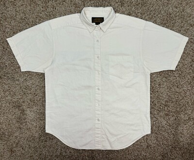 Eddie Bauer Shirt Womens Size Small Button Up Tribal Cream Linen Blend Collared