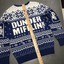 thumbnail 9 - DUNDER MIFFLIN The Office Ugly Xmas Christmas Sweater Blue Holiday Knit Medium