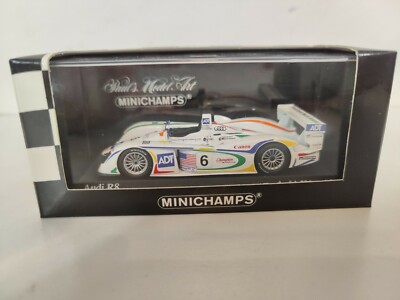 Minichamps 1/43 Scale 400 031306 Audi R8 24H Le Mans 2003 #6 Diecast model car