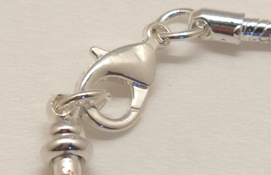 Pulseira Berloque de Prata 8" Dois Peixes de Peixes - Imagem 3 de 4