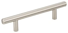 10pk Hardware Resources ELEMENTS 156SN Satin Nickel Cabinet Hardware Handle Pull