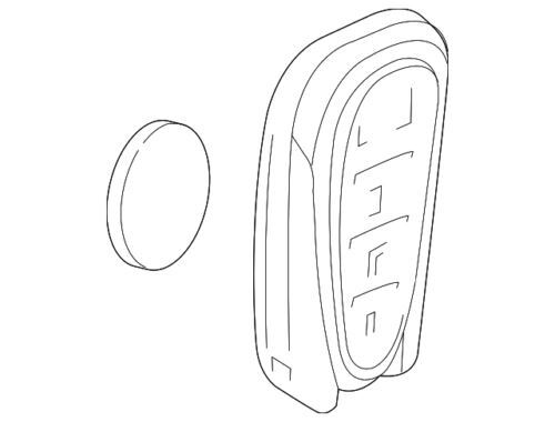 Transmisor de entrada sin llave para Chevrolet Camaro 2016-2020 (P/N 13529653)