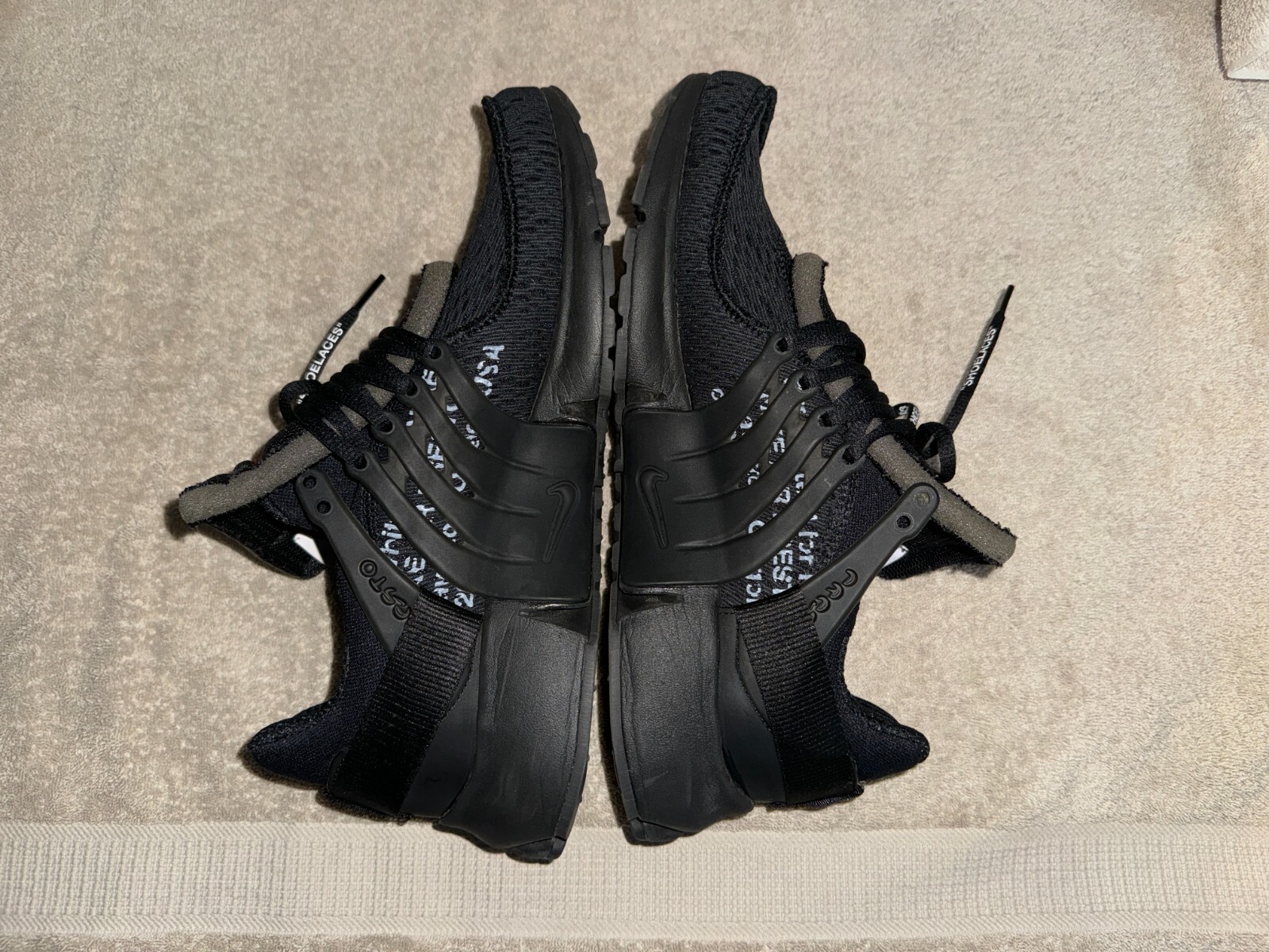 OFF WHITE X NIKE Nike Air Presto x bianco sporco nero basso (2018) taglia 11