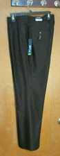 Men's "Apt 9" Size 33x30, Black, Ex Slim Fit, Flat Front, Suit Separates, Pants