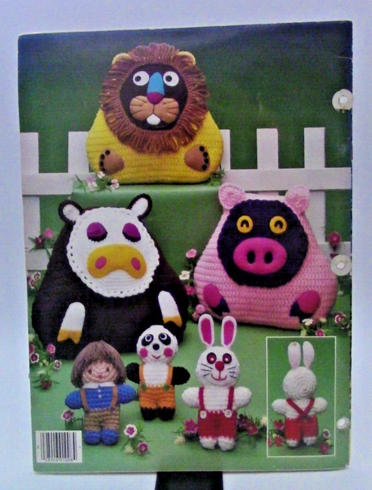 The Friendly Kingdom Crochet Craft Leaflet Vintage 1984 Leisure Arts #1008 - Image 2 of 4