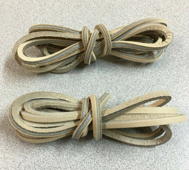 ONE PAIR CAMEL 72" Rawhide Leather Shoelaces Strings Boat Shoe Boot