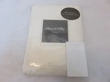 2 Peacock Alley Couture Scroll Egyptian Cotton Euro Pillow Shams $180 NIP Ivory