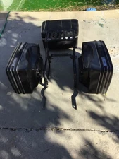 BMW Airhead LWB 1974-1984 Krauser Saddlebags with Mounts and Keys
