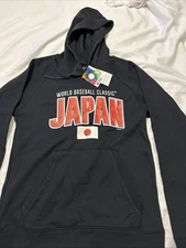 World Baseball Classic Hoodie Japan Black Size Small Legends Global Merchandise