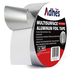 ADHES Heavy Duty Aluminum Foil Tape 2 Inch X 210 Feet 70 Yards   Heat Resistant