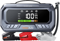 YaberAuto Starthilfe Powerbank Mit Kompressor, 160PSI 8000A Auto Starthilfe, PD