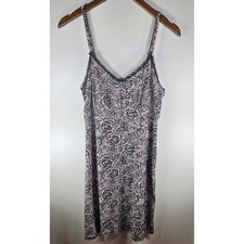 Marilyn Monroe Black  White Floral Slip Dress