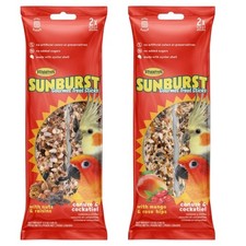Higgins Sunburst Gourmet Conure, Cockatiel Treat Sticks Bundle Sunburst...