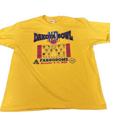 Vintage Hanes USA TAG - North Dakota Bowl Football Single Stitch XL 50/50