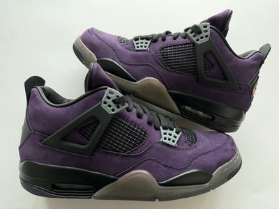 2017 Jordan 4 Cactus Jack Travis Scott Purple Friends & Family Brand New Size 12