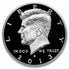 2013 Silver Proof Kennedy Half Dollar 90% Silver 0.361oz Deep Cameo Gem Proof BU