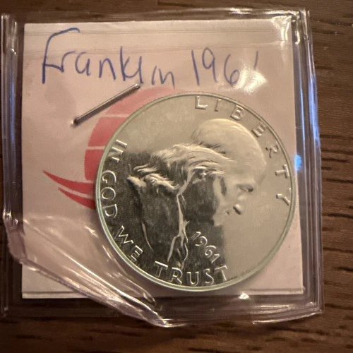 GORGEOUS PROOF ~ 1961 FRANKLIN HALF $~90% SILVER~SILVER  AT AN ALL TIME HIGH