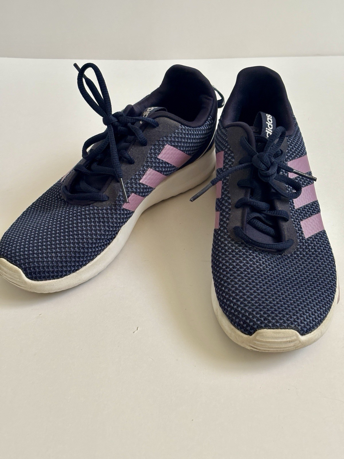 Adidas Cloudfoam Girl's Running Shoes Navy Pink FX7273 Size 