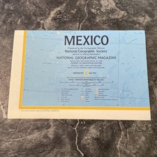 Nat Geo May 1973 Map Mexico Caribbean Central America VTG National Geographic