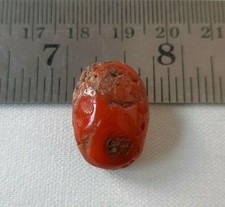 Piedra preciosa suelta mediterránea ovalada roja italiana Cabujón de coral...