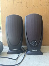 Dell A215 Computer Speakers Set Black w/ AC Adapter for Desktops And Laptops