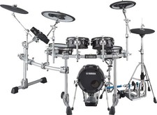 Yamaha DTX10K-X Electronic Drum Kit with TCS Pads Black Forest