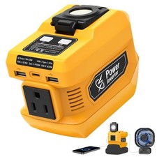 220W Power Inverter Compatible with Dewalt 20V Battery, DC 20V to AC 110V-120...