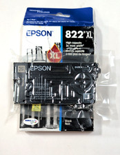 Epson 822XL Genuine Black Inkjet Ink Cartridge DURABrite Ultra High 02/2029